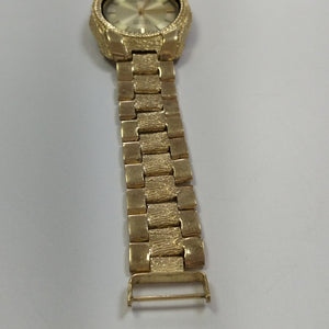 RELOJ CAJA ACERO PULSO ORO ORO 10 K 53 GRMS (SEMINUEVO)