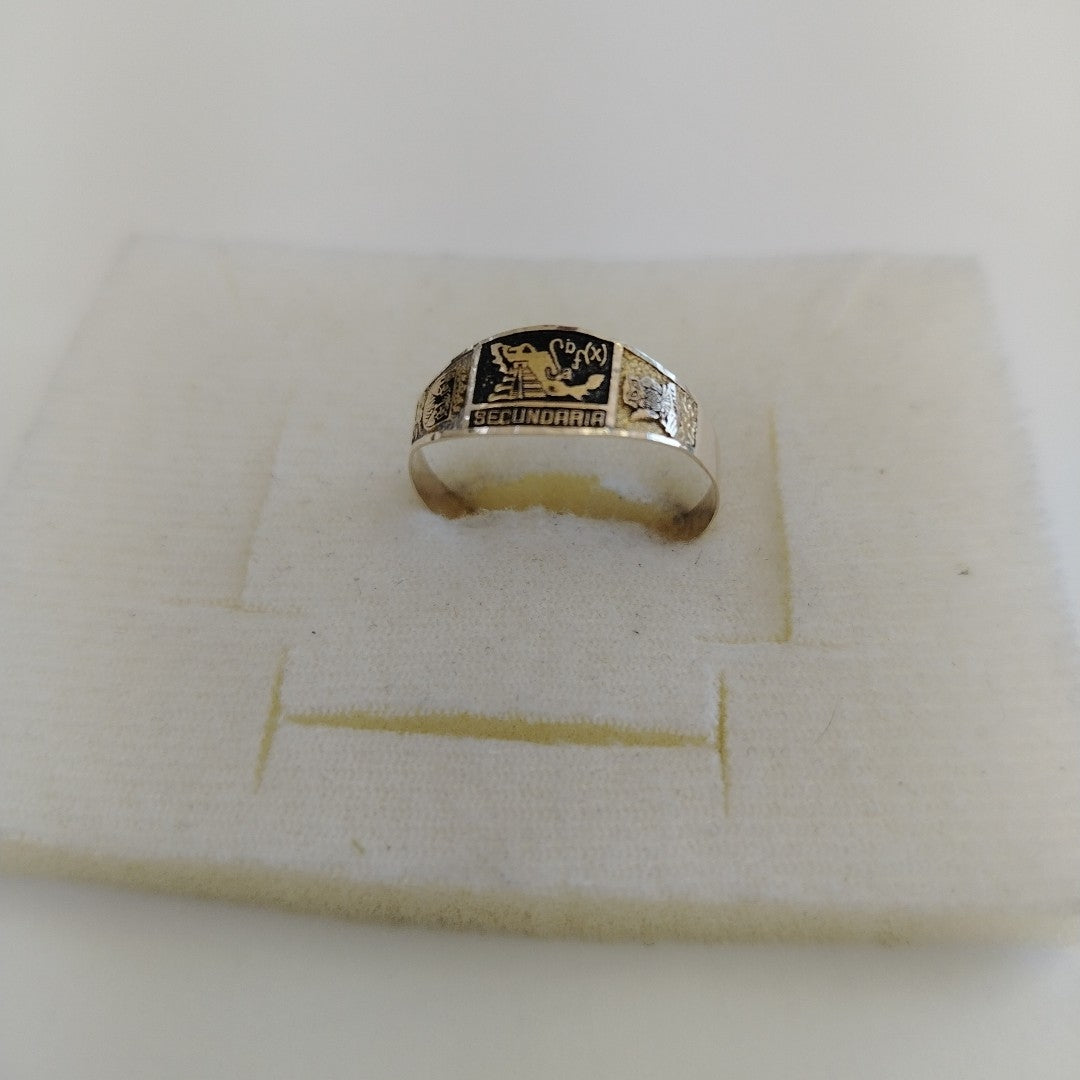 ANILLO DE GRADUACIÓN ORO 8 K 1,20 GRMS (SEMINUEVO)