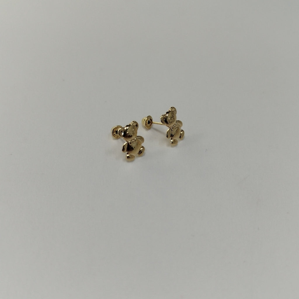 BROQUELES BROQUEL FIG OSO 14K 0.2592 GR (NUEVO)
