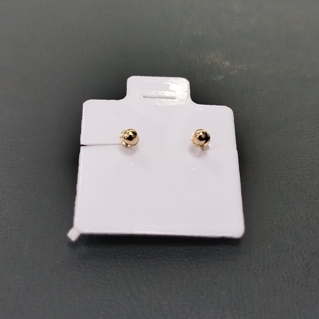 BROQUELES BROQUEL FIG SONRISA ESMALTE ROSA 14K 0.1696 GR (NUEVO)