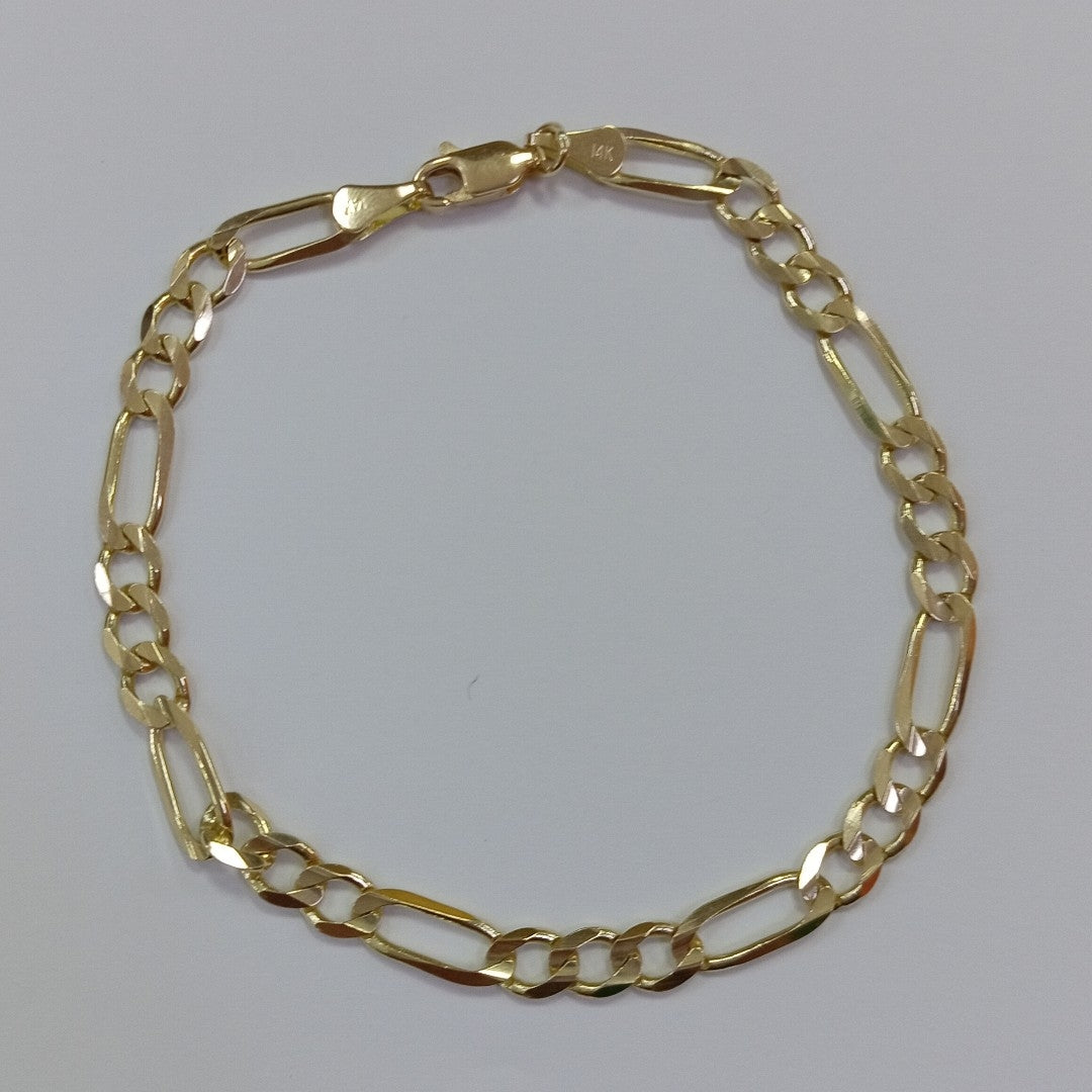 PULSERA 3X1 14K 21 CM 6.4 GR (NUEVO)