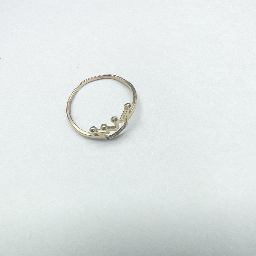 ANILLO ORO 10 K 0,90 GRMS (SEMINUEVO)
