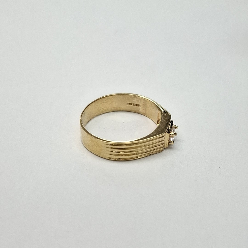 ANILLOS CON CIRCONIA 14K TALLA 10.5 3.9 GR (NUEVO)