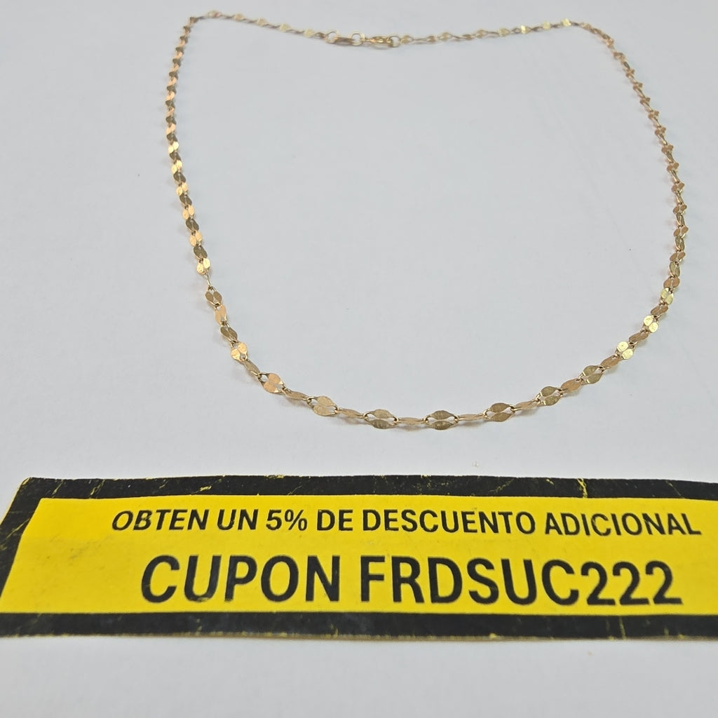 CADENA ORO 10 K 0,80 GRMS (SEMINUEVO)