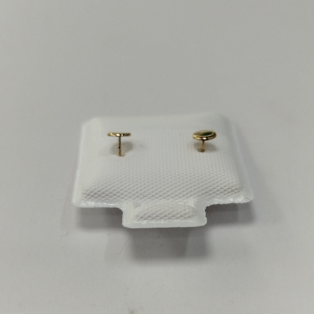 BROQUELES BROQUEL FIG TAPON REDONDO 14K 0.1408 GR (NUEVO)