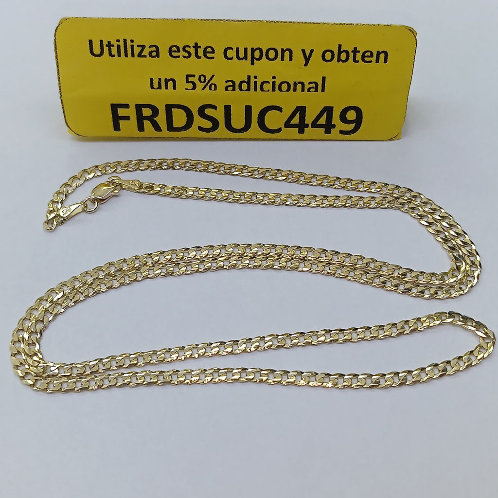 CADENA BARBADA 14K 60 CM 9.9 GR (NUEVO)