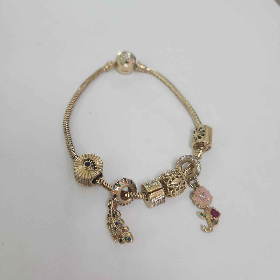 PULSERA ORO 14 K 13.6 GRMS (SEMINUEVO)