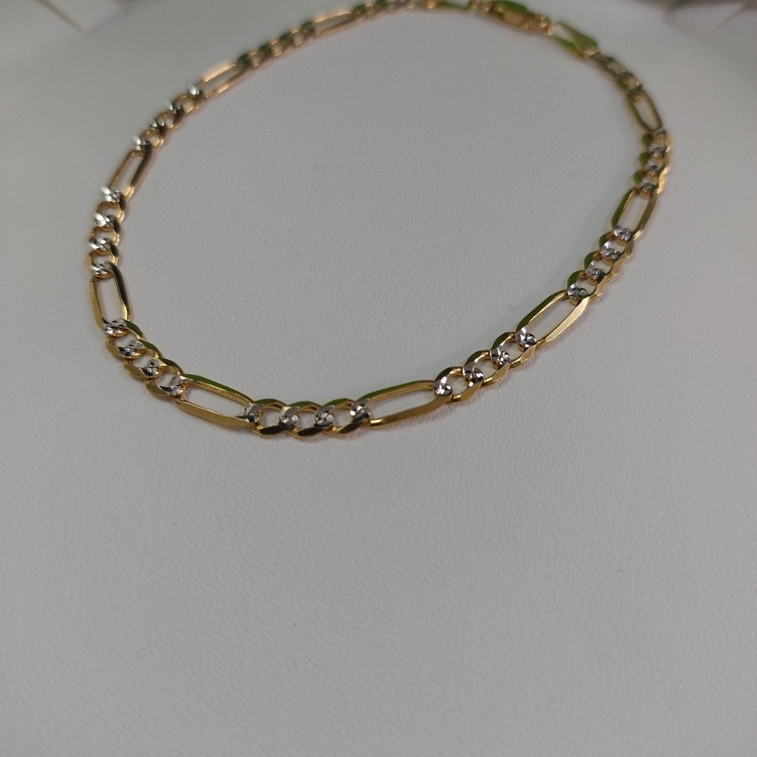 PULSERA 3X1 14K 21 CM 4.6 GR (NUEVO)
