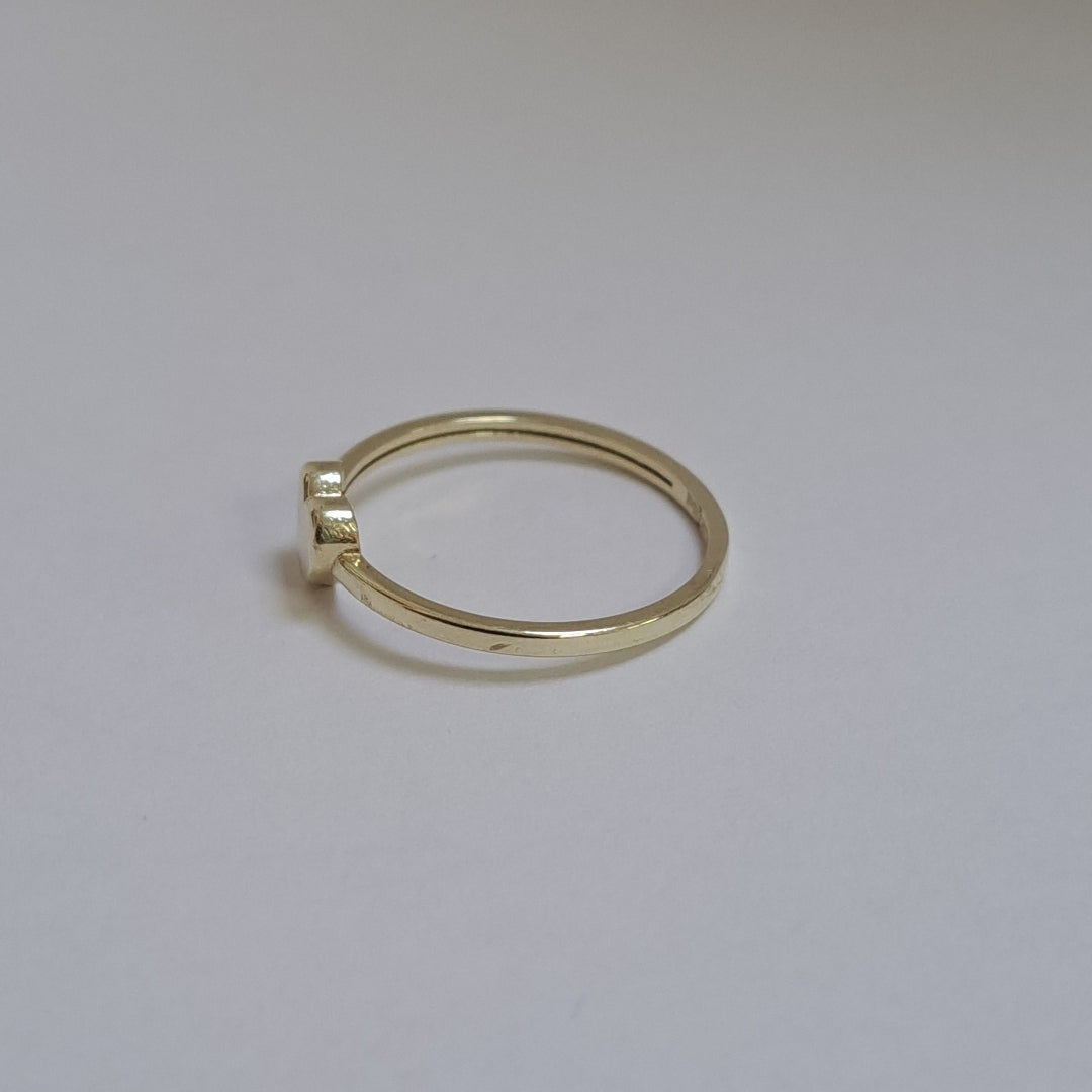 ANILLOS ANILLITO FIG CORAZON 10K TALLA 7 1.1 GR (NUEVO)