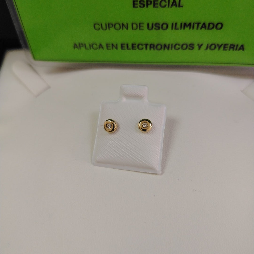 BROQUELES BROQUEL C CIRCONIA 14K 0.27 GR (NUEVO)