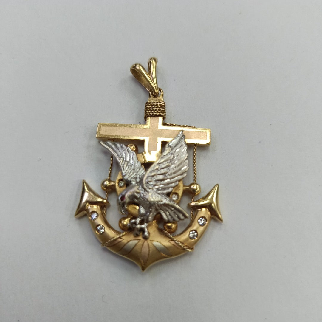 DIJE ORO COMBINADO 14 K 14,10 GRMS (SEMINUEVO)
