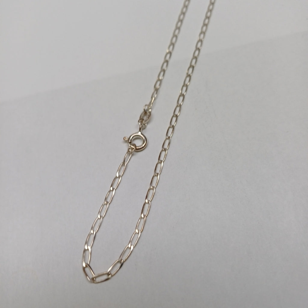 CADENA TEJIDO ESLABONES PLATA .925 60 CM 2.9 GR (NUEVO)