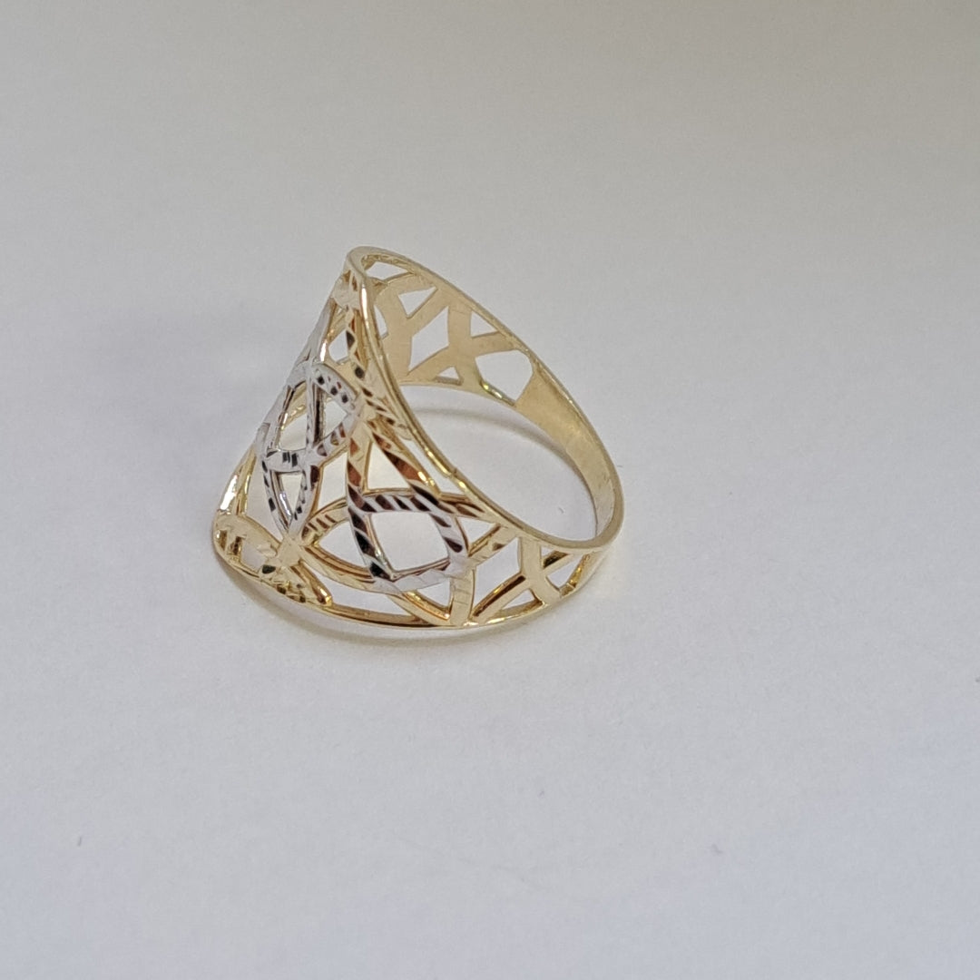 ANILLOS CON ESTRELLA CELTA 14K TALLA 6.5 2.1 GR (NUEVO)