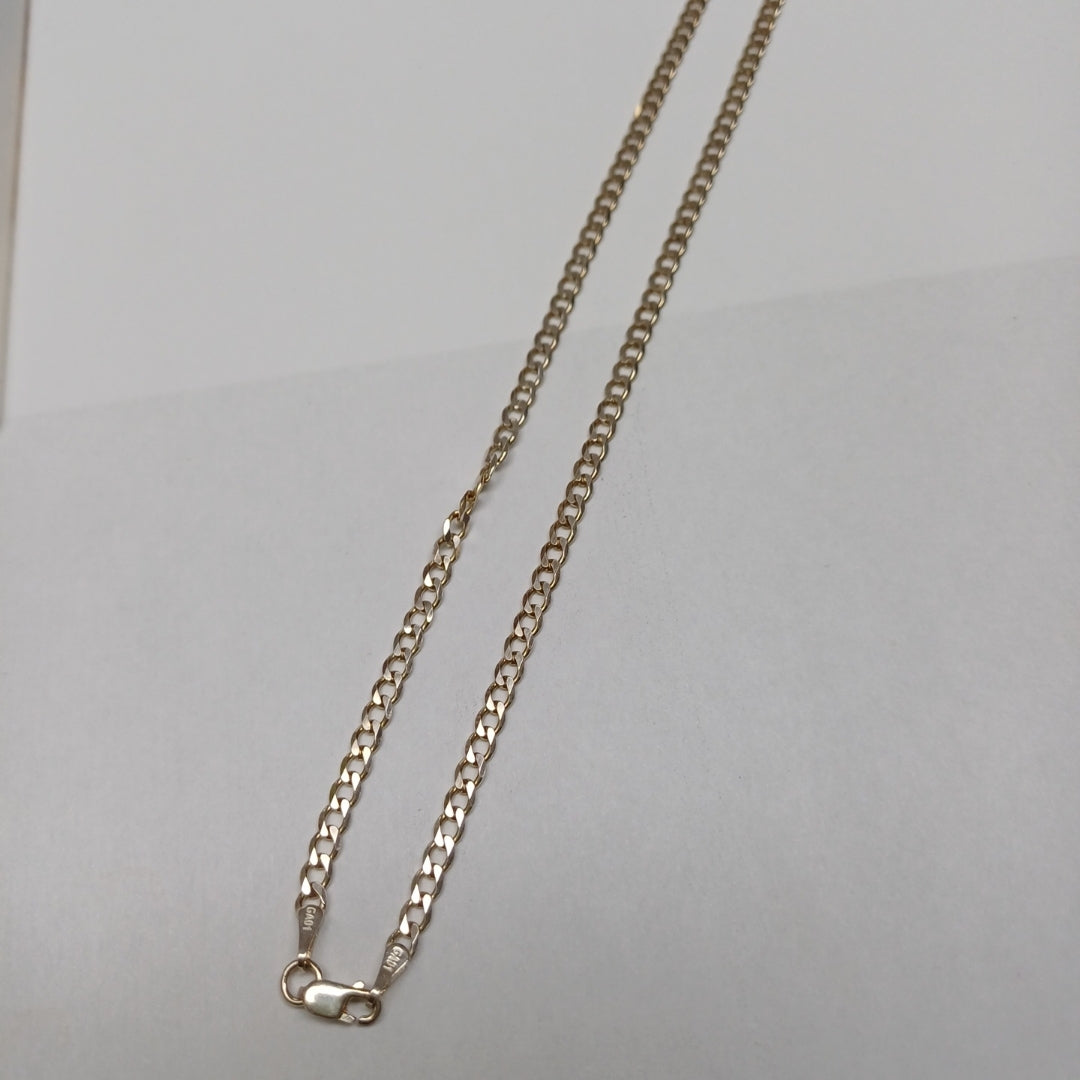 CADENA BARBADA PLATA .925 50 CM 6.32 GR (NUEVO)