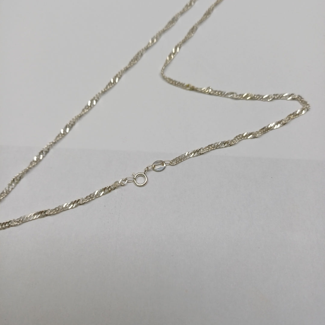 CADENA MEDIO TZL PLATA .925 55 CM 4.12 GR (NUEVO)