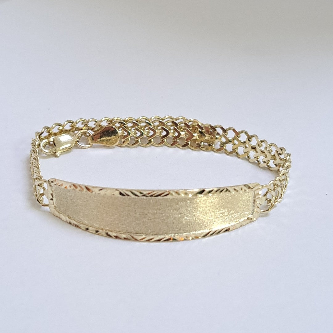PULSERA ESCLAVA CHINO 14K 21 CM 9.7 GR (NUEVO)