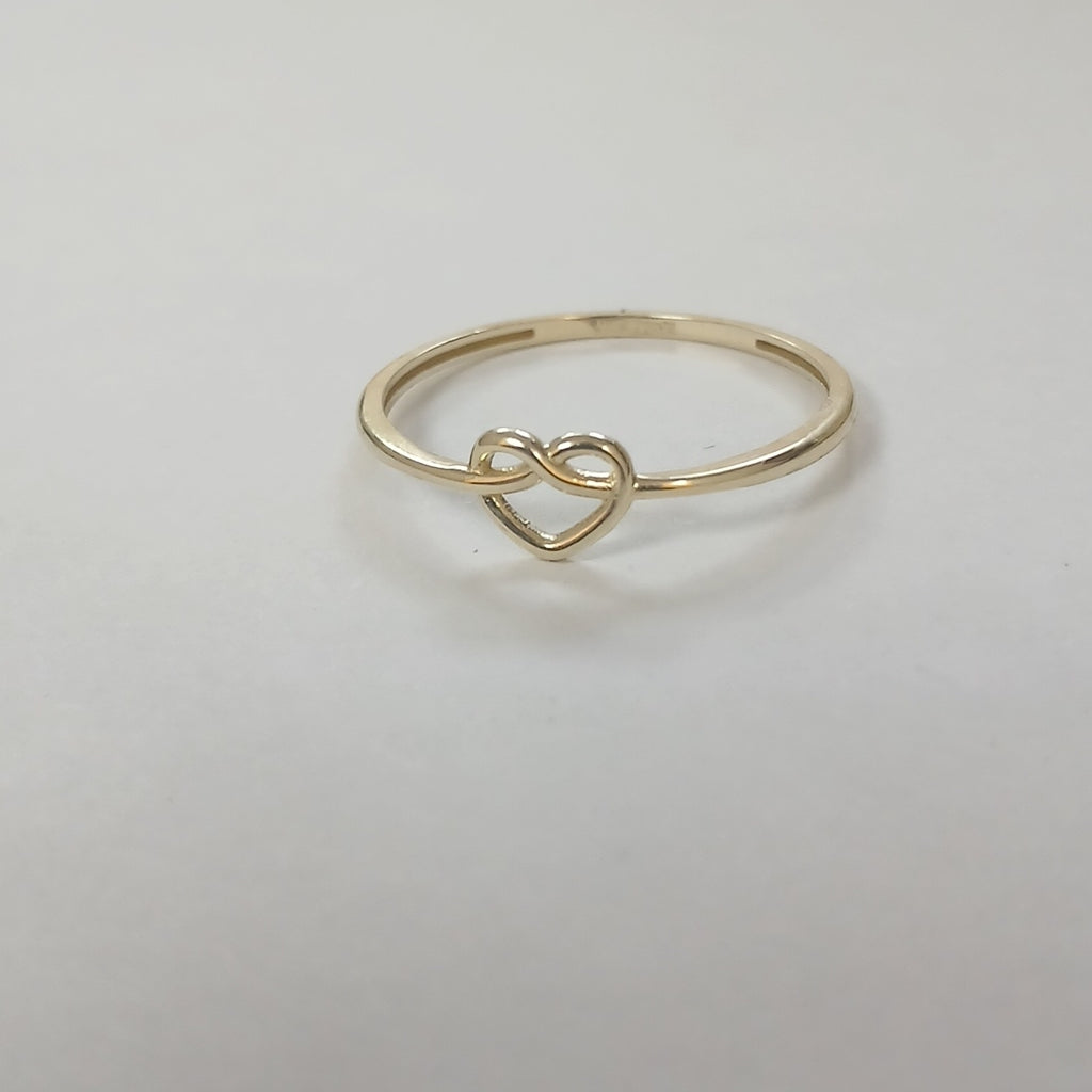 ANILLOS ANILLITO FIG CORAZON 10K TALLA 9 0.9 GR (NUEVO)