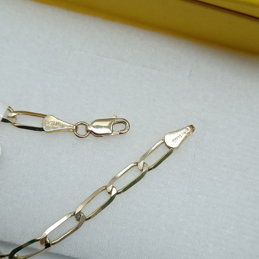 PULSERA ESLABON 14K 21 CM 4.2 GR (NUEVO)