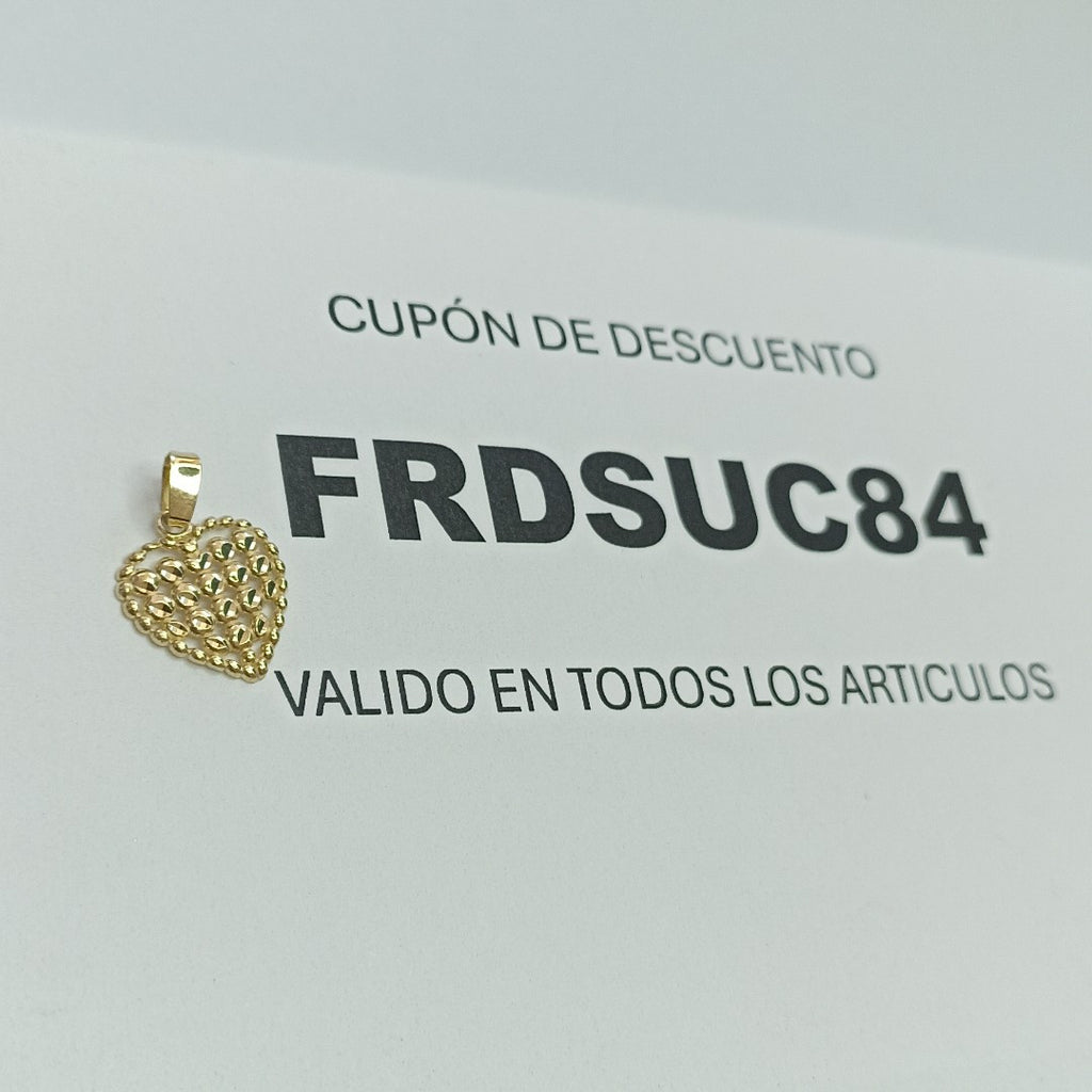 DIJE FIG CORAZON 14K 0.8 GR (NUEVO)