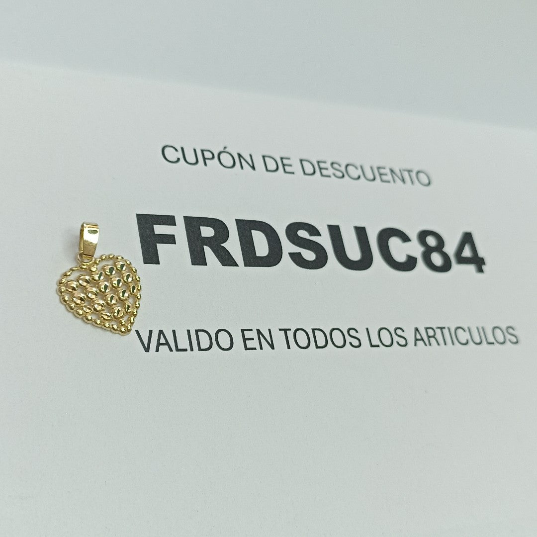 DIJE FIG CORAZON 14K 0.8 GR (NUEVO)