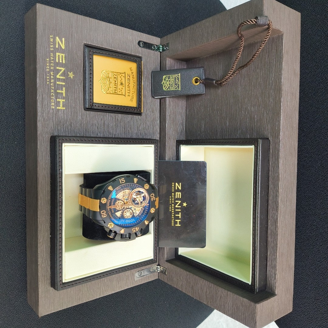 RELOJ CABALLERO ZENITH -96.0528.4035- (SEMINUEVO)