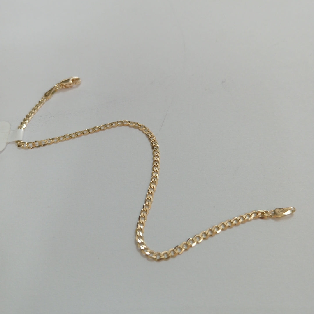 PULSERA BARBADA 14K 18 CM 2 GR (NUEVO)