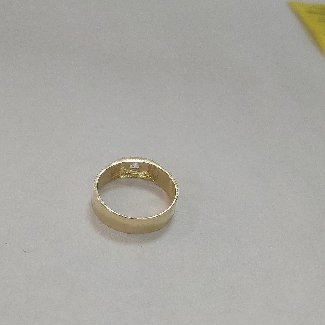 ANILLOS CON CIRCONIA 14K TALLA 10 3.7 GR (NUEVO)