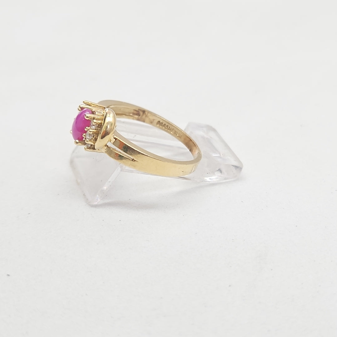 ANILLO ORO 14 K 3.2 GRMS (SEMINUEVO)