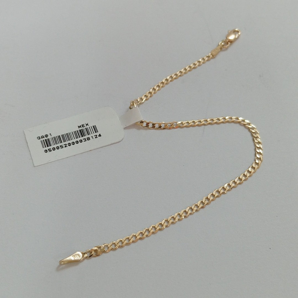 PULSERA BARBADA 14K 18 CM 2.1 GR (NUEVO)