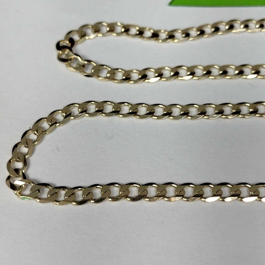 CADENA BARBADA 14K 55 CM 12.6 GR (NUEVO)