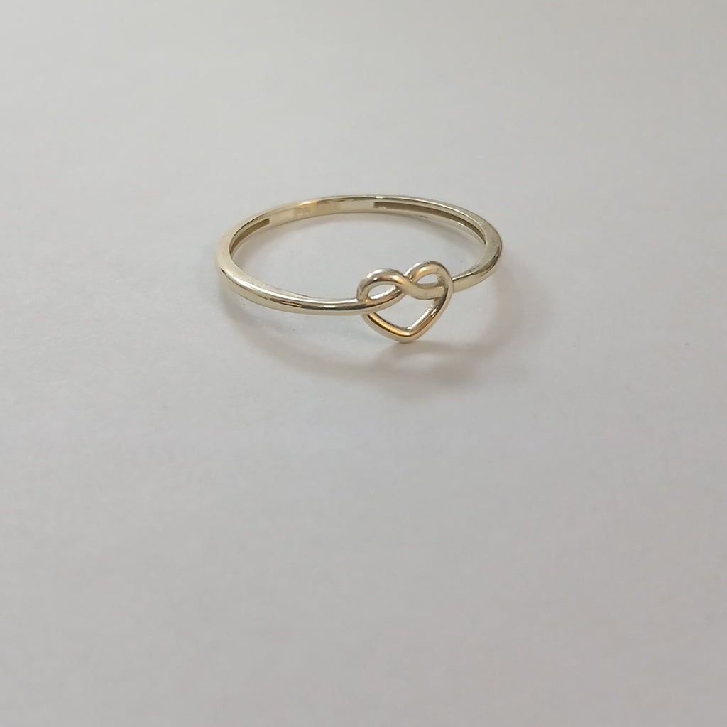 ANILLOS ANILLITO FIG CORAZON 10K TALLA 8 0.9 GR (NUEVO)