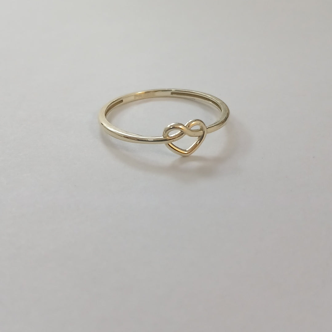 ANILLOS ANILLITO FIG CORAZON 10K TALLA 8 0.9 GR (NUEVO)