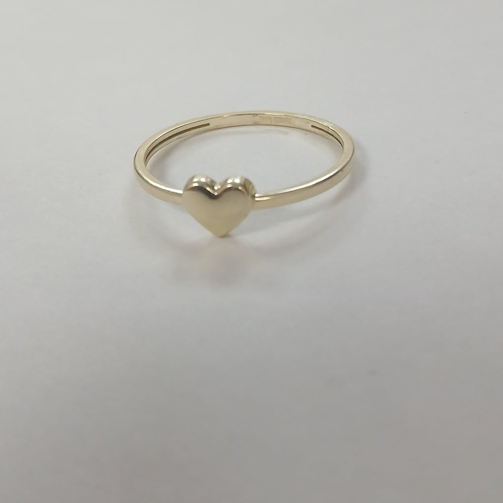 ANILLOS ANILLITO FIG CORAZON 10K TALLA 9 1.2 GR (NUEVO)