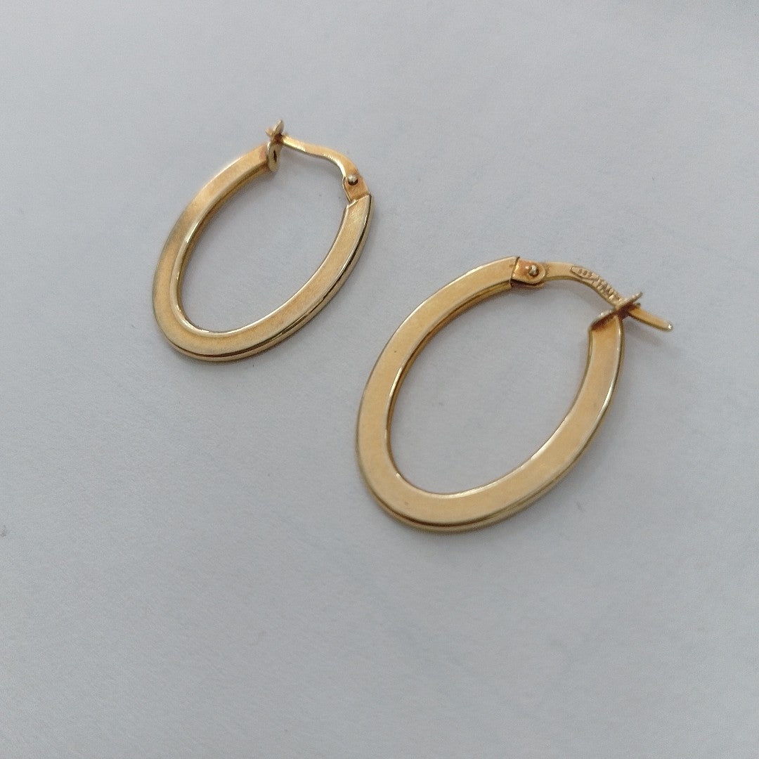 ARRACADAS PAR ORO 14 K 1.5 GRMS (SEMINUEVO)