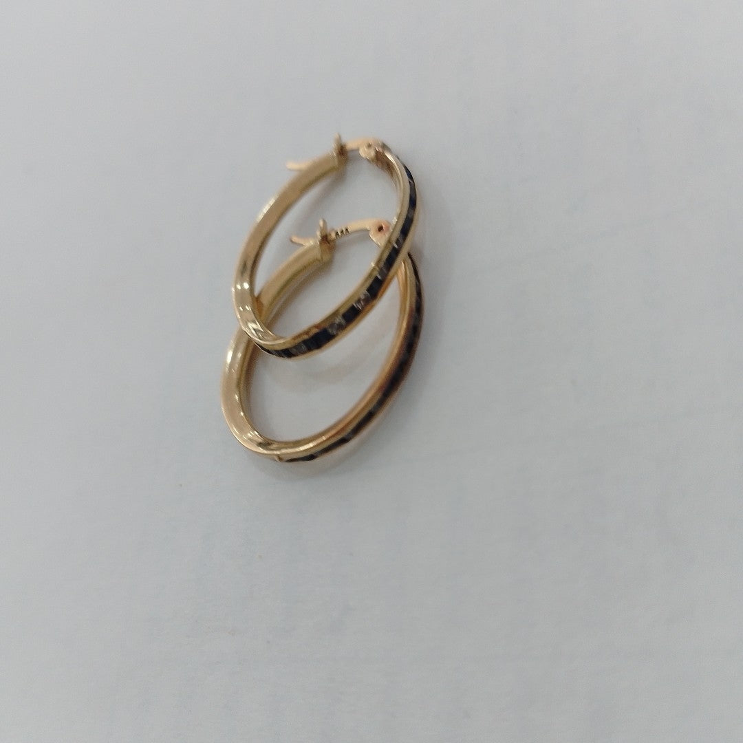 ARRACADAS PAR ORO 14 K 1,70 GRMS (SEMINUEVO)