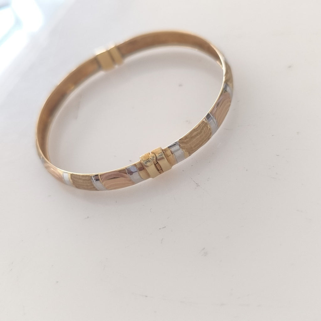 PULSERA RIGIDA ORO 14 K 7,60 GRMS (SEMINUEVO)