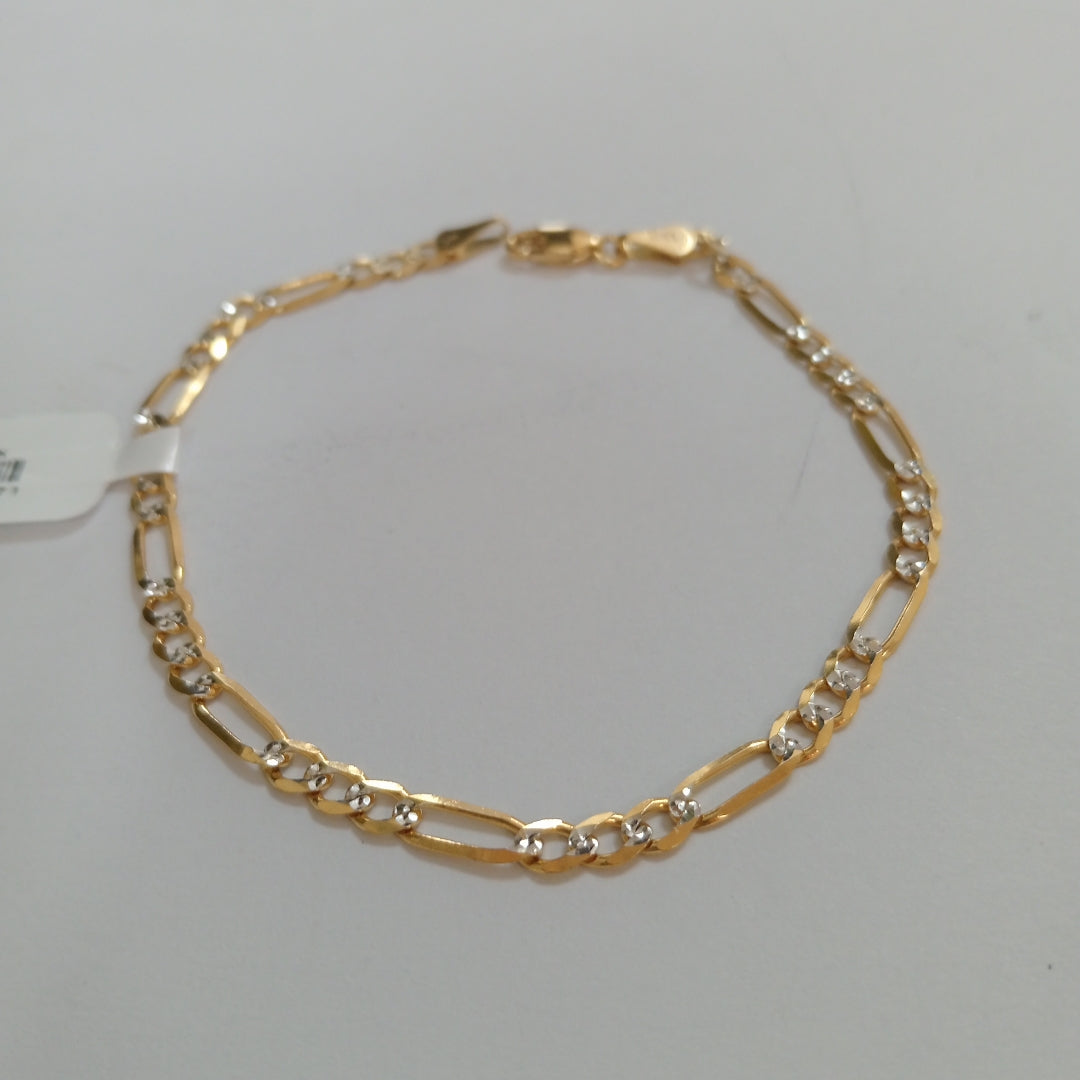 PULSERA 3X1 14K 21 CM 4.6 GR (NUEVO)