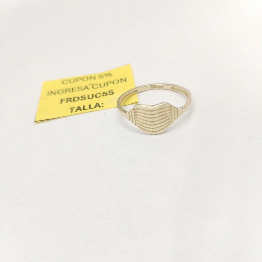 ANILLOS FIG CORAZON 14K TALLA 9 1.9 GR (NUEVO)