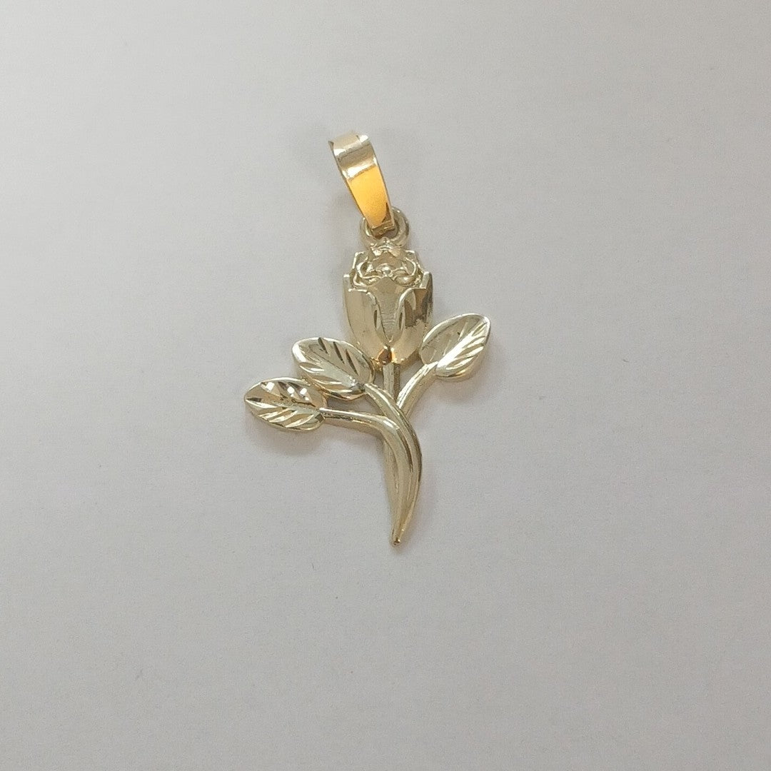 DIJE ROSA 10K 1.5 GR (NUEVO)