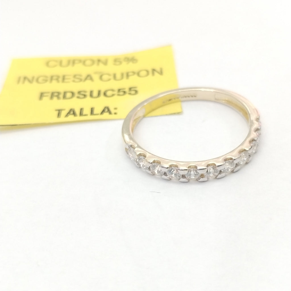 ANILLO ANILLITO MEDIA CHURUMBELA 14K 8 TALLA 2.2 GR (NUEVO)
