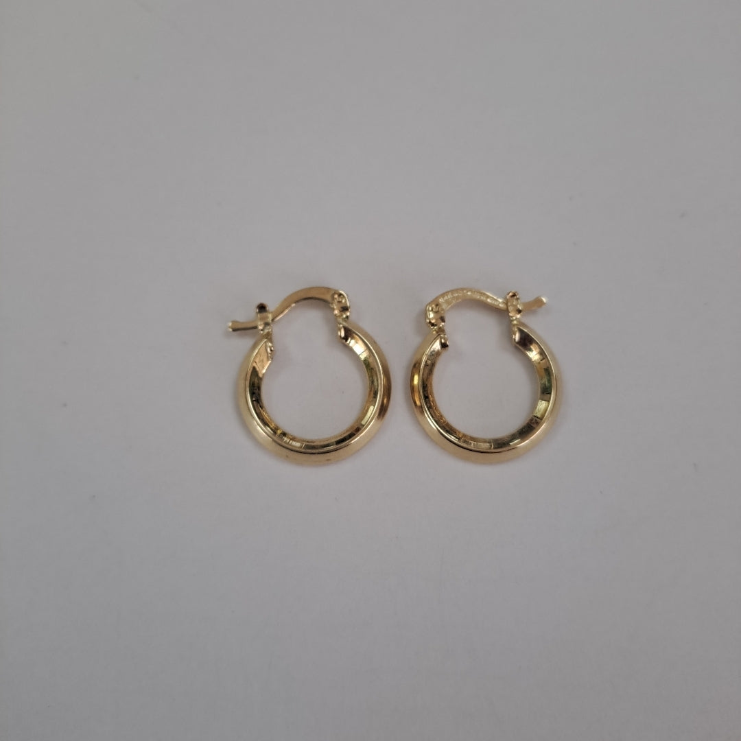 ARETES ARRACADAS CON CIRCONIAS 14K 2.4 GR (NUEVO)