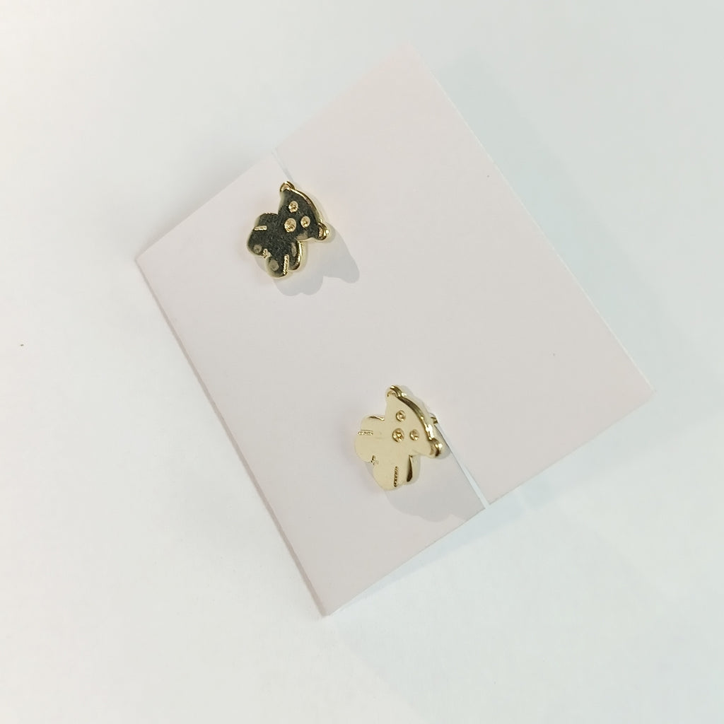 BROQUELES ORO 14K 1 (NUEVO)
