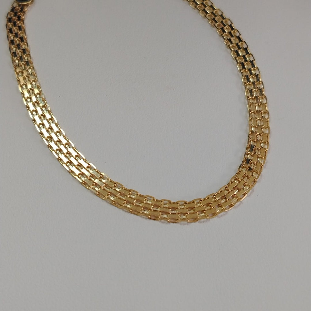PULSERA ESPECIAL 10K 21 CM 4.3 GR (NUEVO)
