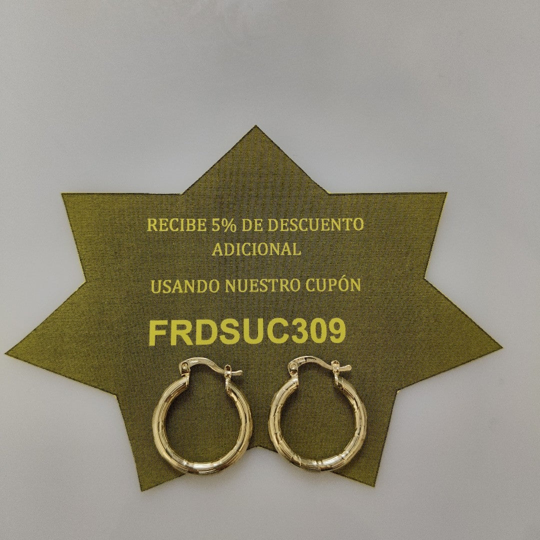 ARETES ARRACADAS 14K 2.7 GR (NUEVO)