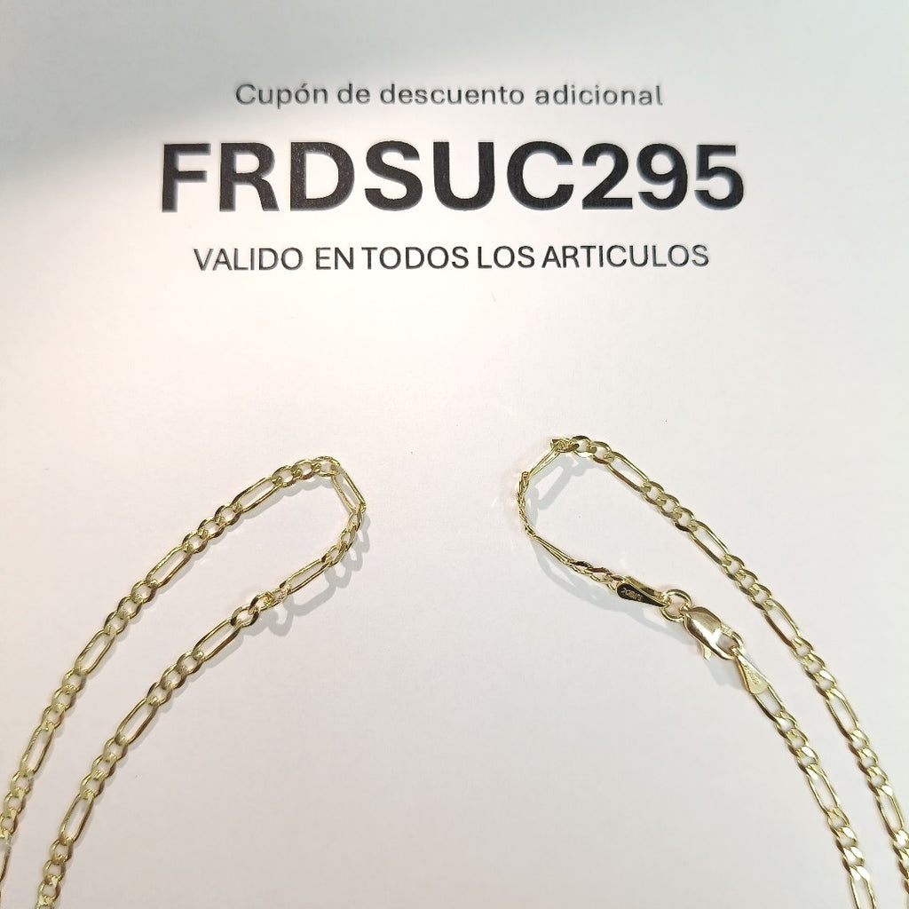 CADENA 3X1 14K 60 CM 5.4 GR (NUEVO)