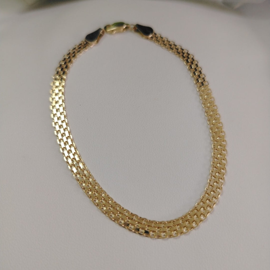 PULSERA ESPECIAL 14K 21 CM 5 GR (NUEVO)