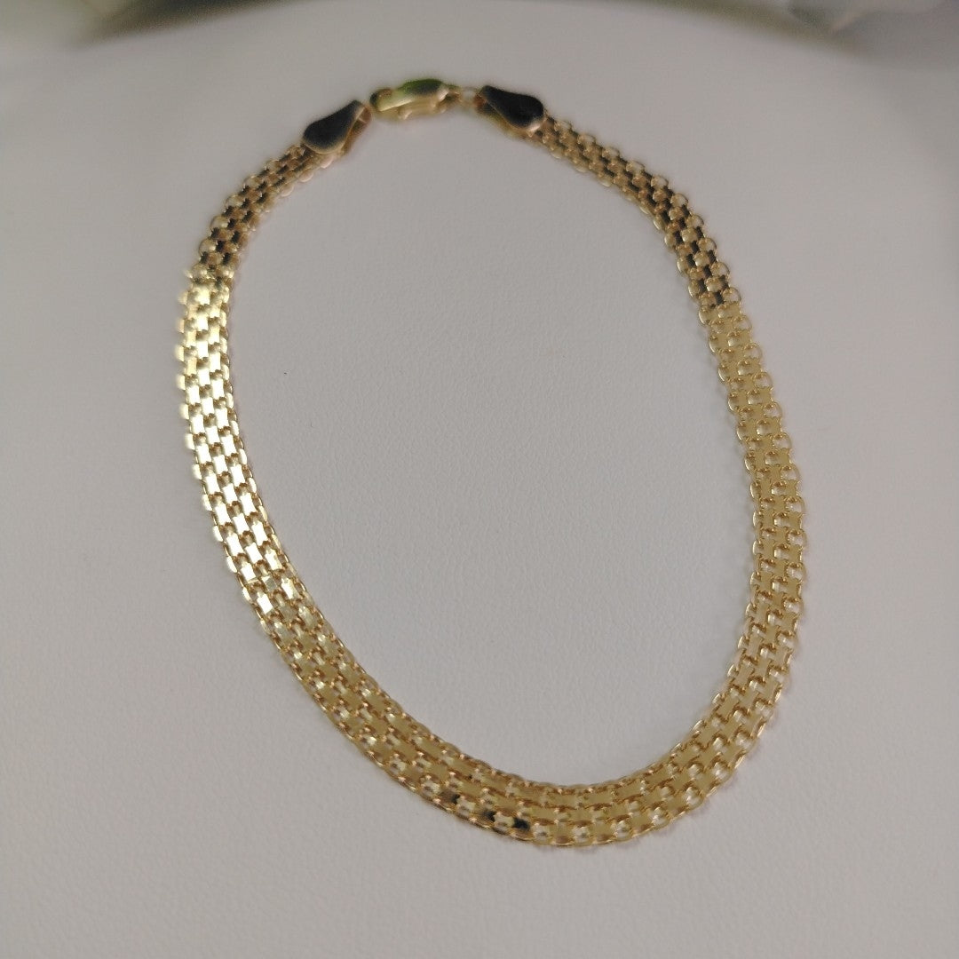 PULSERA ESPECIAL 14K 21 CM 5 GR (NUEVO)