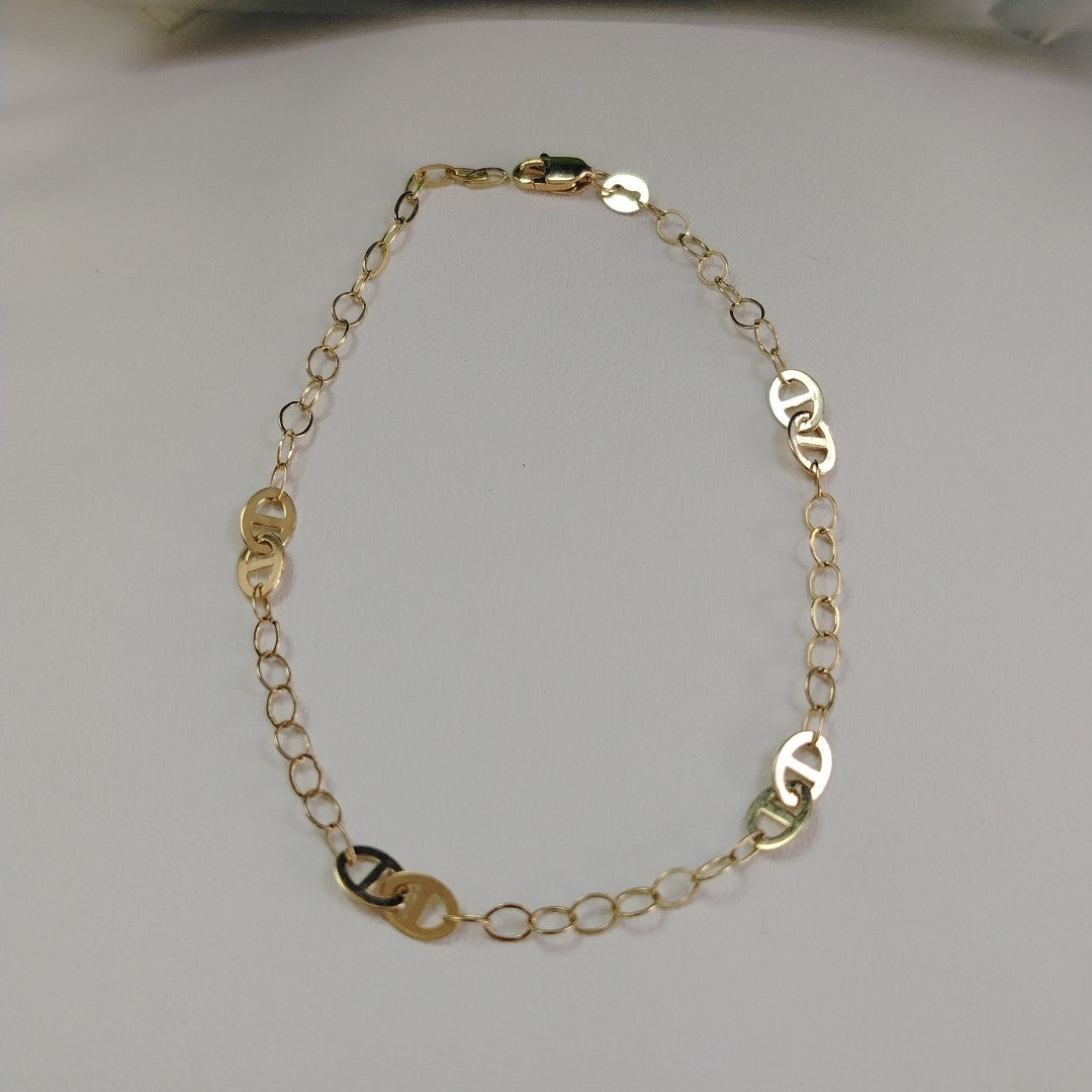 PULSERA ESPECIAL 14K 21 CM 1.8 GR (NUEVO)
