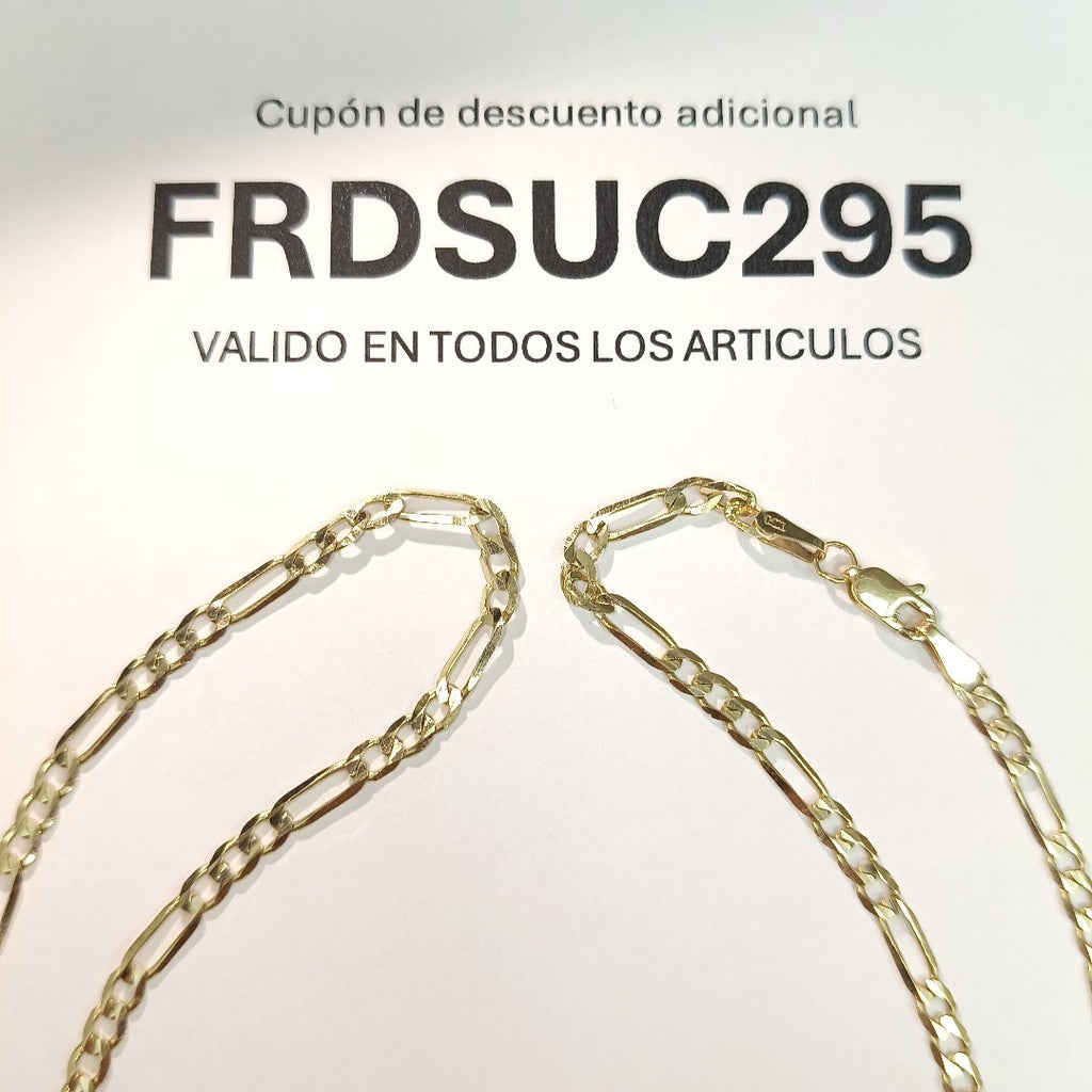 CADENA 3X1 14K 55 CM 7.3 GR (NUEVO)