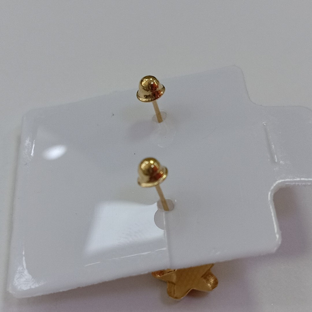BROQUELES BROQUEL FIG ESTRELLA C CIRCONIA 14K 0.2603 GR (NUEVO)